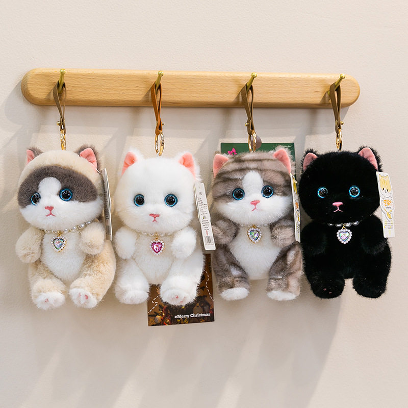 爆款网红布偶猫挂件小挂件女孩桌伴玩偶解压玩具跨境新款猫咪批发