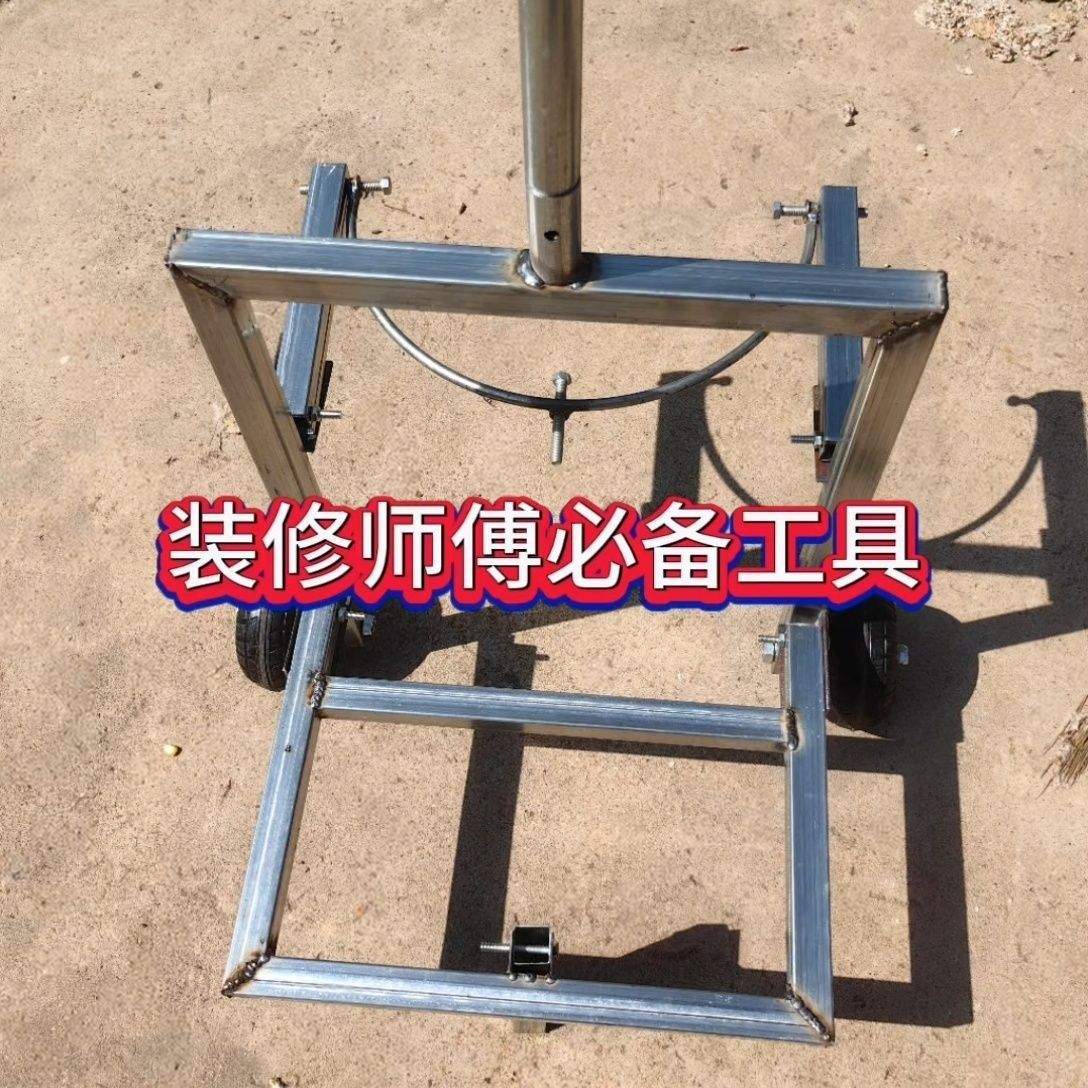 工地拉灰车砂浆水泥瓷砖多功能推车搬运自流平手推车