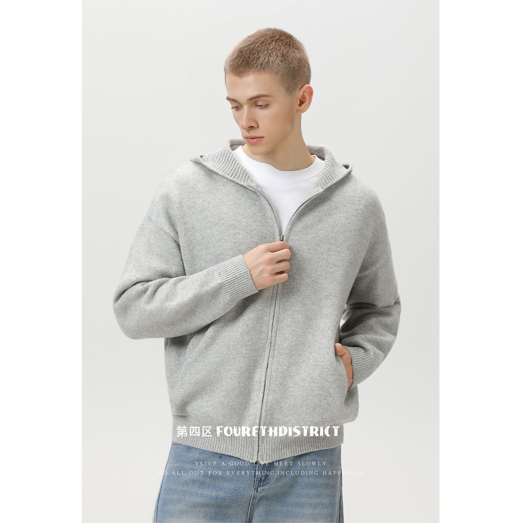 重磅加厚毛衣外套男女情侣装