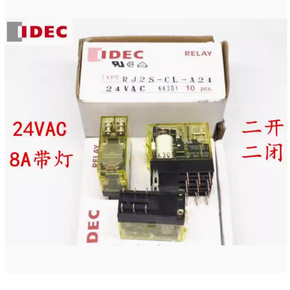 IDEC和泉RJ2S-CL-A24 RJ1S-C-A24继电器rj25-c-ac24V RJ1S-CL-A24