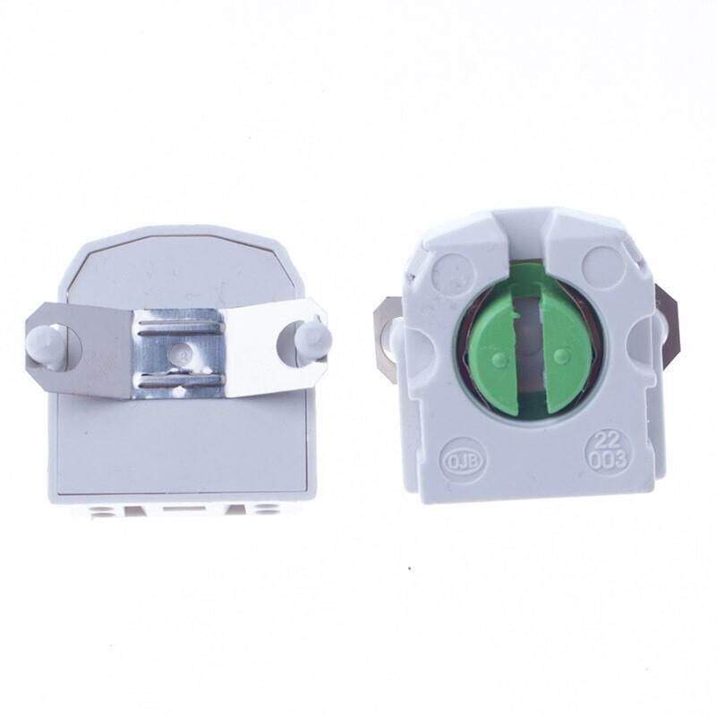 T8日光灯管支架灯座G13格栅灯盘灯脚荧光灯脚T8LED灯针脚卡座灯头