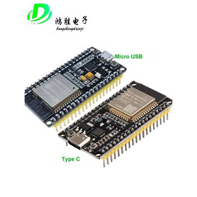 ESP32开发板 无线WiFi+蓝牙 双核CPU 物联网 分线板38PIN排针黄