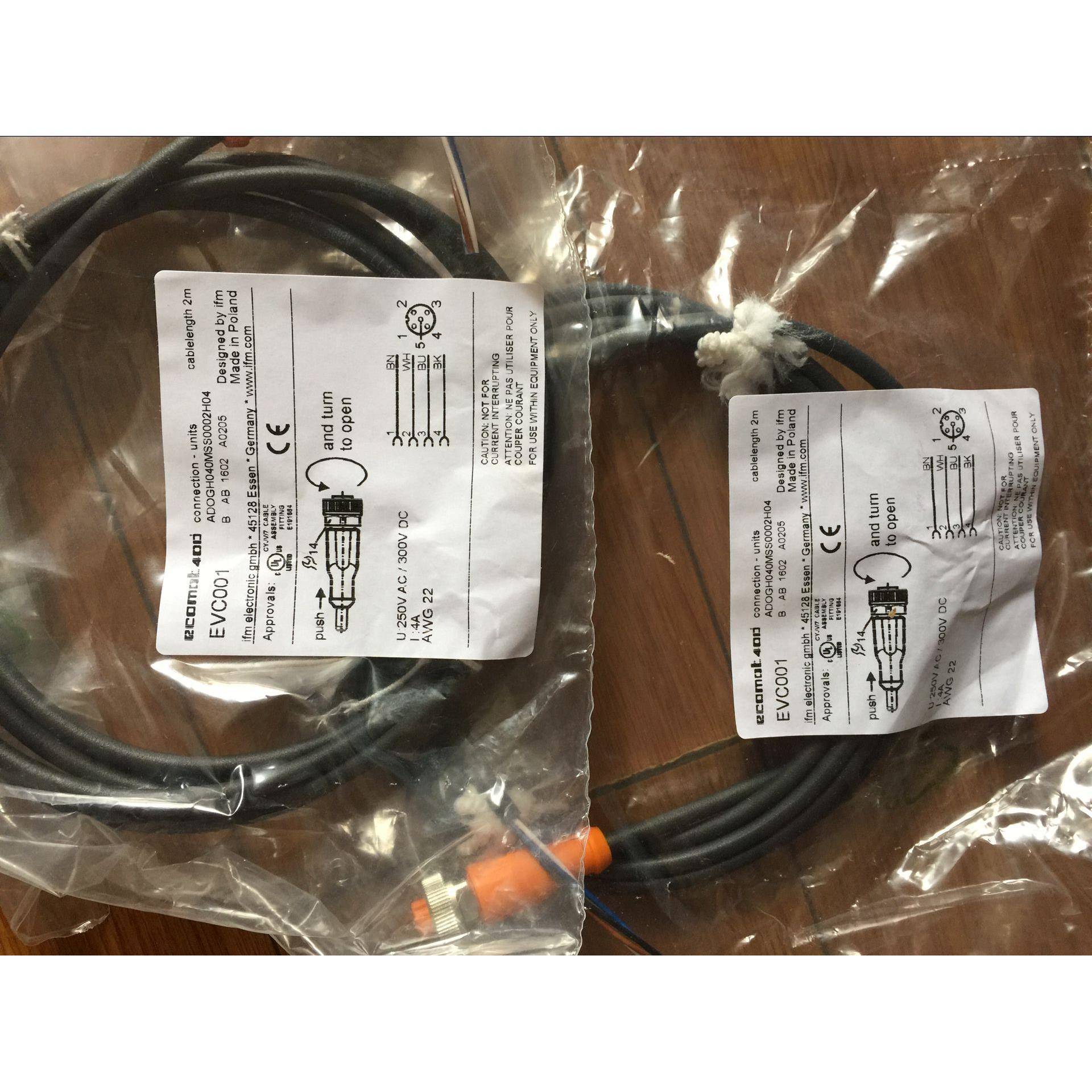 假一赔十IFM连接线EVC004 EVC003 EVC001 EVC005 EVC002 EVC006