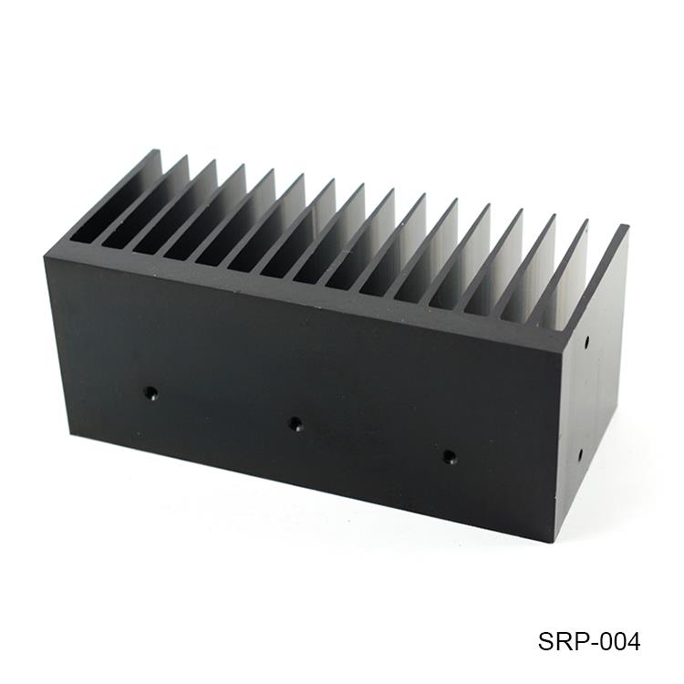 铝合金散热器120*55*50氧化黑Lm1875Tda7293Lm3886通用