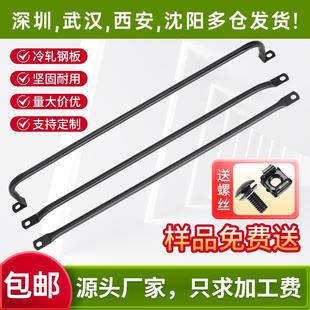 机柜扎线杆19英寸理线器电源线光缆理线杆网线绑线棍捆线条直弯杆