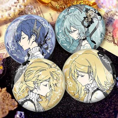 KAITO初音镜音双子2025交响乐二次元高颜值双闪吧唧谷子徽章代餐A