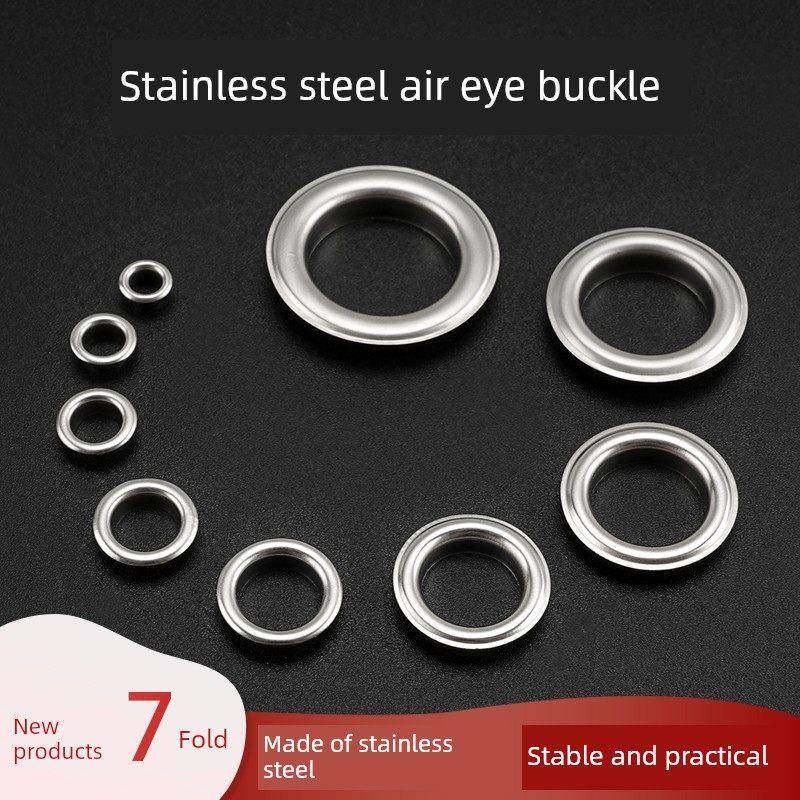 不锈钢孔扣帐篷布环空气眼钮扣浴帘带孔保护环空心铆钉穿孔金属,纺织面料/辅料/配套,气眼,淘宝优惠券,粉丝福利购,淘宝优惠卷