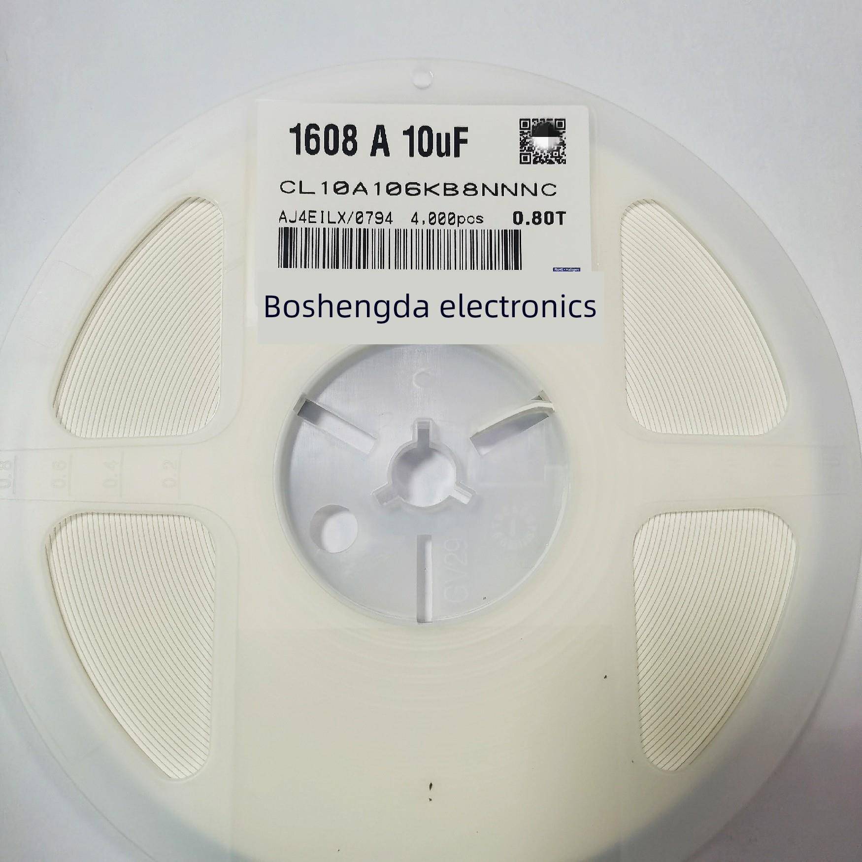 贴片电容0603 10uF 106K X5R 10% 106P 6.3V 10V 16V 25V 50V包邮