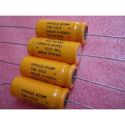 思碧 SPRAGUE ATOM 25V 1500UF 代20V 1800UF 黄脸婆滤波发烧电容