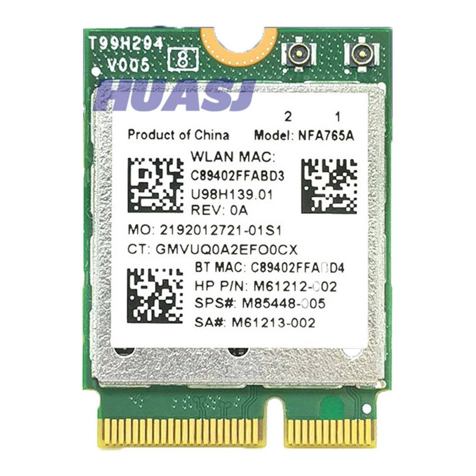 高通NFA765 WIFI6E 5G双频 内置无线网卡 蓝牙5.3 超AX210 MT7922