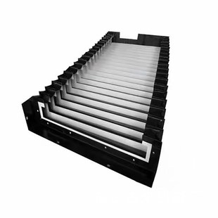 供应柔性导轨防护罩各种规格风琴式护罩机床设备防护罩一字型护帘