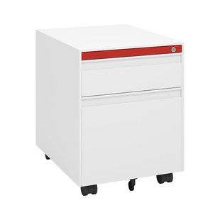 厂家抽屉活动柜 文件柜小型桌边简约储物柜档案文件柜可定
