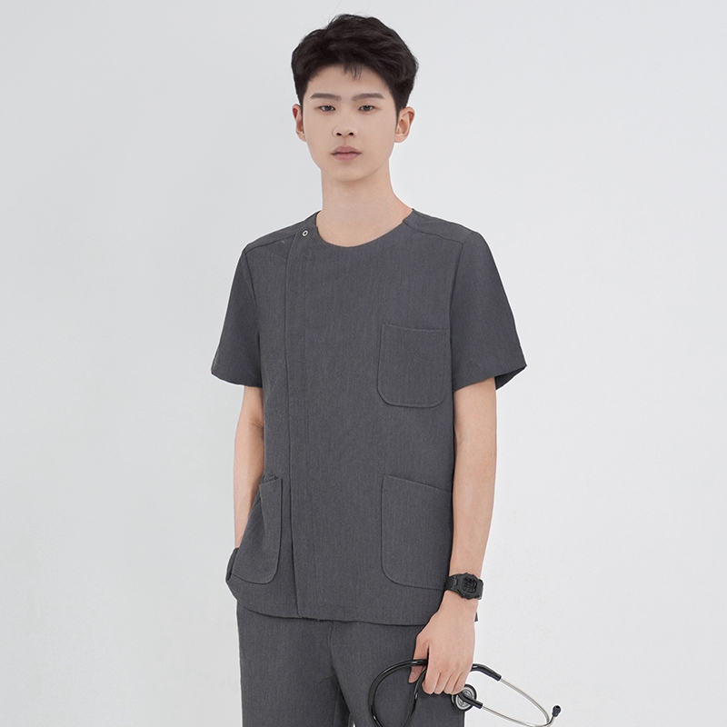 高端弹力速干洗手衣男女短袖