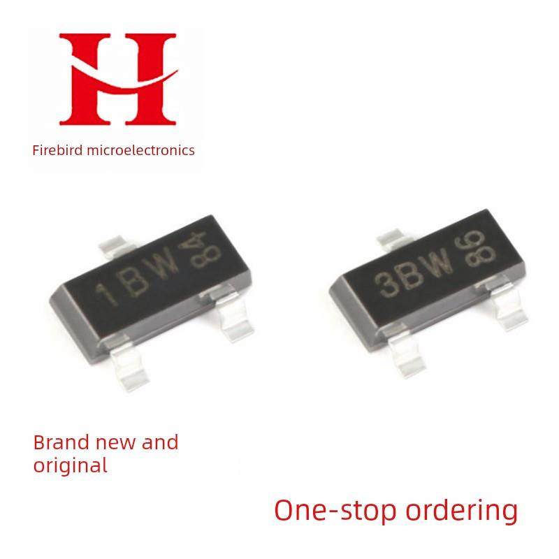 20个全新原装 BC846B BC856B SOT-23 丝印1BW/3BW 贴片三极管