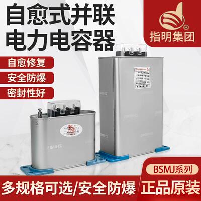 指明电容器BSMJ0.45指明自愈式低压电力电容器无功补偿并联电容器
