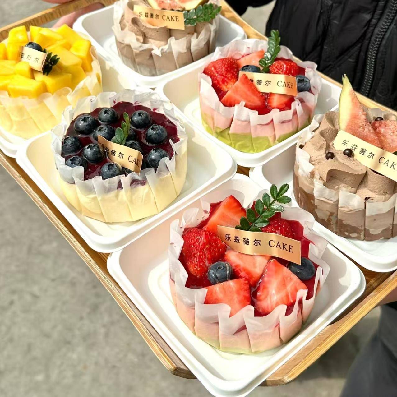 巴斯克蛋糕包装盒4寸透明甜品打包盒子蛋糕芝士西点小蛋糕盒