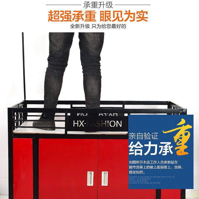 超市促销展示台服装店货架推车折叠车商场特卖摆摊小推车金属其他
