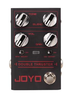JOYOR-28贝斯过载双推进器低音超速踏板具有尖锐而颗粒状的高