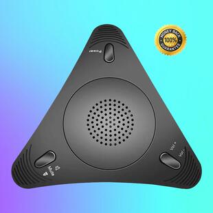 USB视频会议全向麦克风直播拾音器数字音响一体电脑桌面办公设备