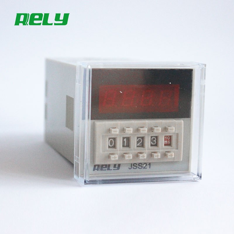 JSS21-R数显时间继电器数字式延时继电器 循环延时通电