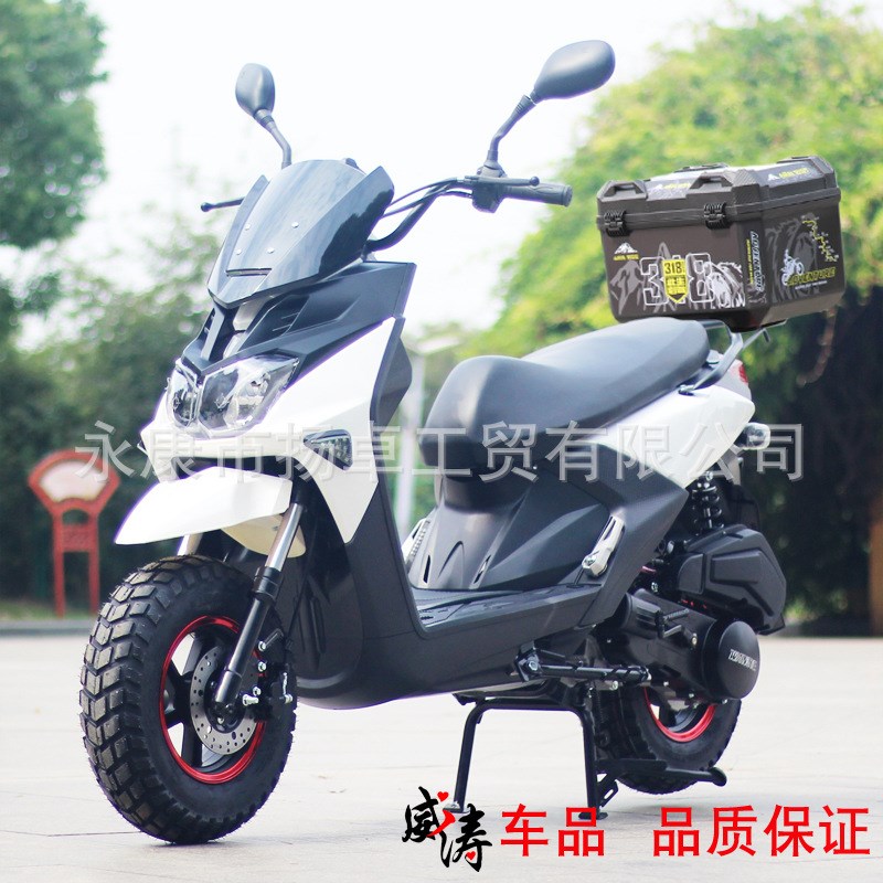 国电路齿虎八代踏板摩托车150C大排量电喷燃油车两轮摩托车可上牌