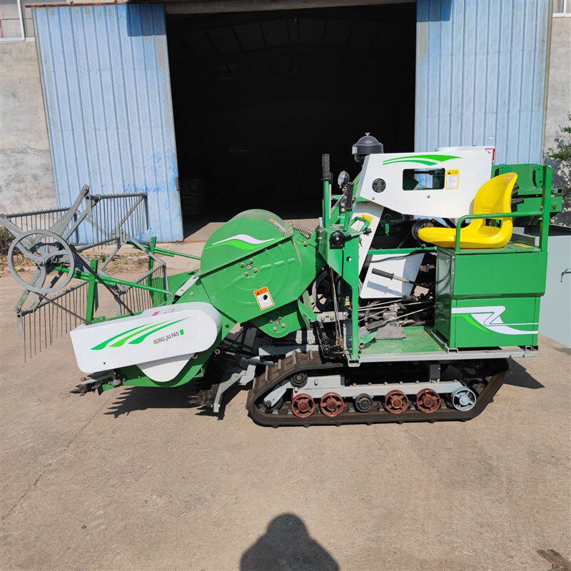 国补35马力小型稻谷收割链轨机南方履带式小麦水稻联合收割机厂家