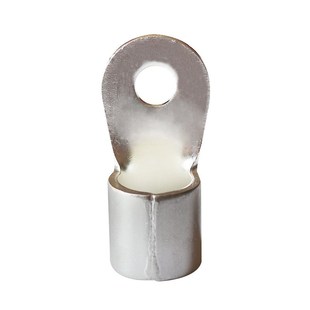 OT冷压接线端子焊口环型圆形裸端头国产铜线鼻子镀银接线耳铜线耳