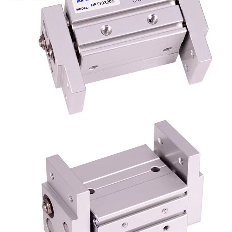 原装亚德客大口径开口夹手指气缸HFT10/16/20/25/32X20X30X40X60S