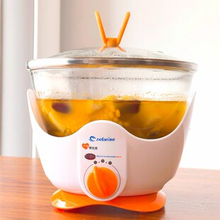 德朗MD玻璃电炖炖锅家用全自动煲汤锅电用慢炖汤锅电炖锅养生锅3L