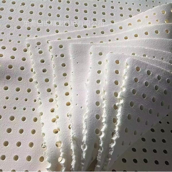 东莞铂锐乳胶棉吸风平切机乳胶床垫切片再生乳胶棉切片机剖片机