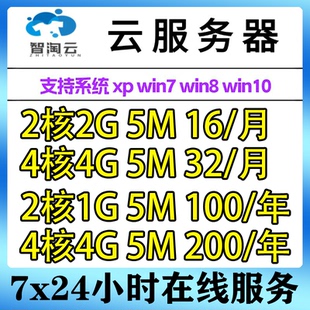 远程E5云电脑服务器QQ微信电商千牛淘宝机器人win10虚拟主机出租