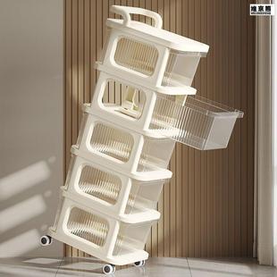 抽屉推车置物架化妆品收纳置物柜婴儿用品收纳客厅床边手推车架子