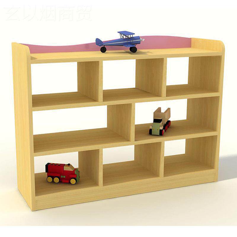 香港幼儿园收纳实柜木柜44083储物儿架童木质加厚组合玩具整理整