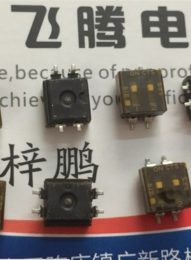 原装美国CTS 219-2LPSTR拨码开关2位 平拨编码开关 贴片2.54间距