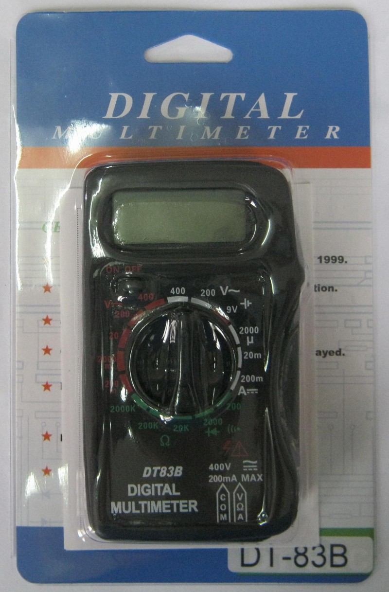 迷你万用表 口袋式万用表 DT83B带蜂鸣器 漳州威华电子厂家直销