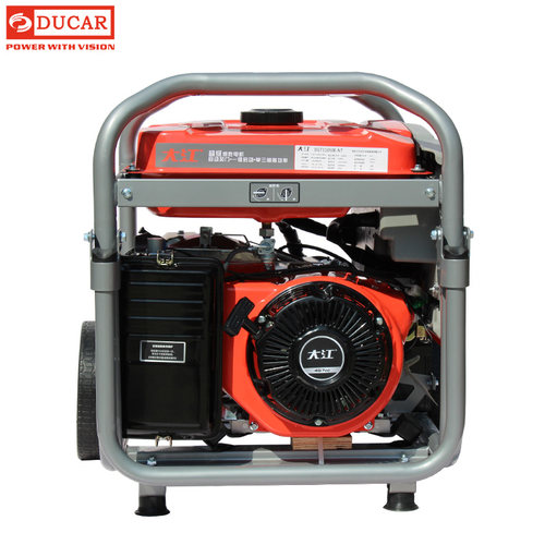 重庆大江3kw6.5千瓦汽油家用发电机 小型220V/380V单项三相等功率
