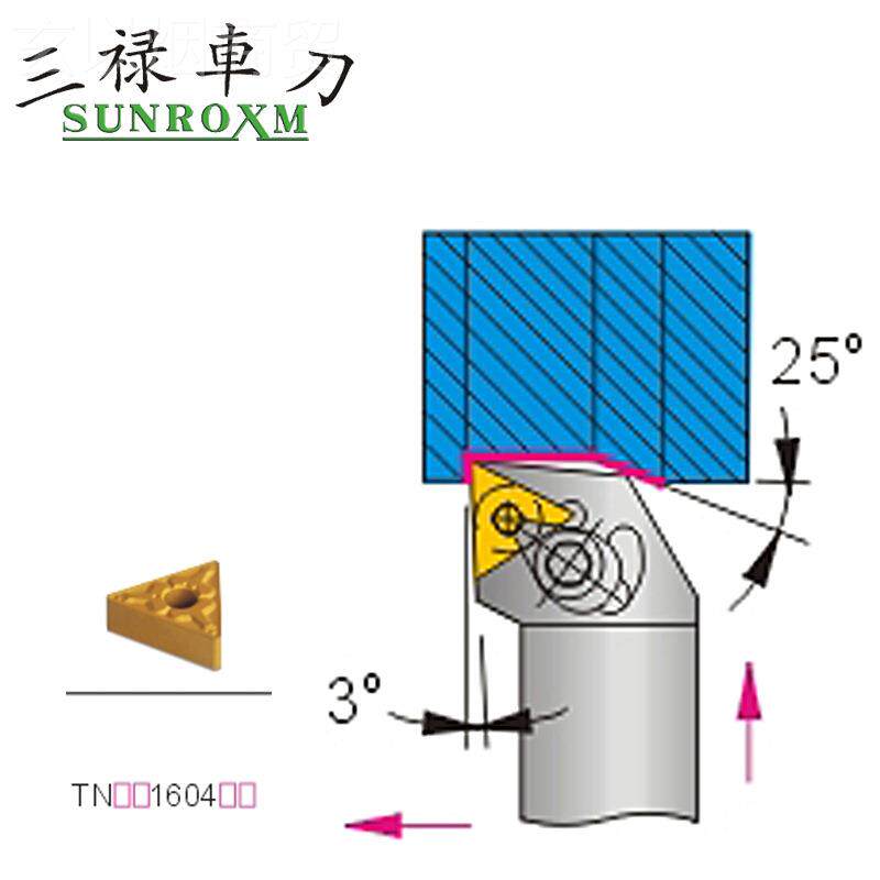SUNROM台湾三禄刀杆DTJR/L20EFF2X/0K16 DTJNRLN2525M16