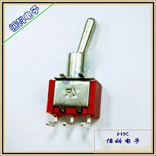 钮子开关 2档1开1闭 MTS102 KNX102 电源开关电子开关摇头开关