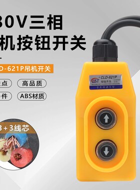 CLD-621P电动葫芦升降机微型380V三相吊机上下按钮开关控制器手柄