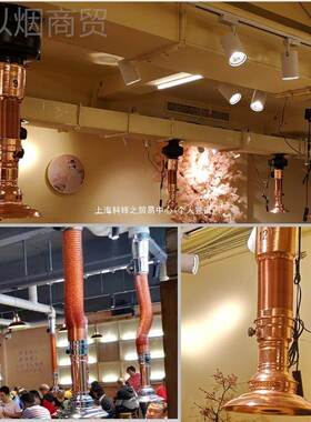 烤肉火排风系统排烟设排备伸缩商用吸ZKE烟锅罩抽店烟机韩式烧烤