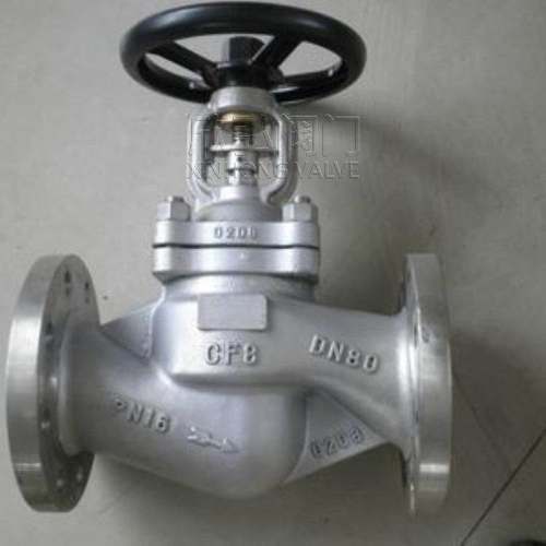 WJ41H德标波纹管截止阀 法兰 切断 锻造 高温 欣弘阀门