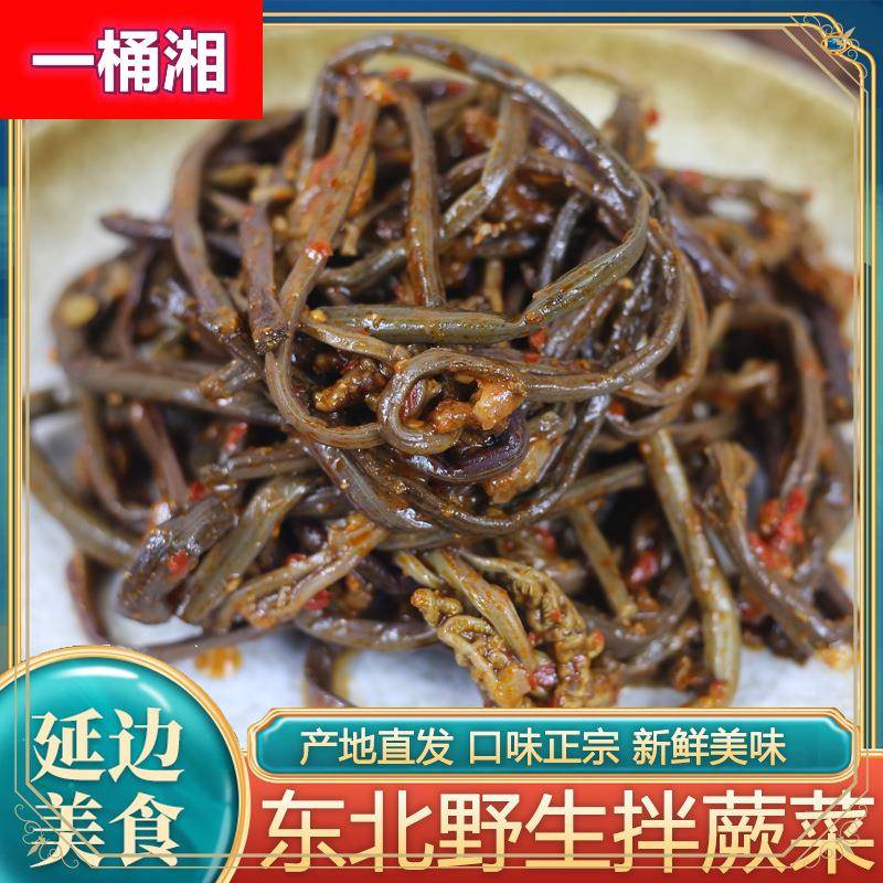 ly拌蕨菜蕨菜韩国泡菜延边朝鲜族风味韩国泡菜香辣拌蕨菜250g