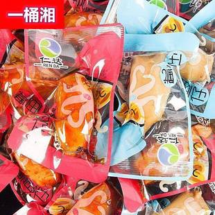 仁达鱿鱼仔拉丝鱿鱼仔香辣鱿鱼混搭即食宿舍旅行追剧盒装