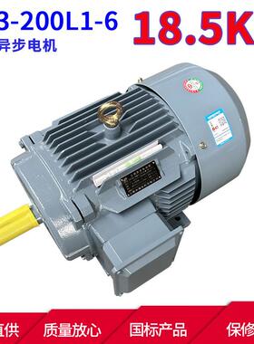 YE3系列三相电动机YE3-200L1-618.5W6极三相异步电机马达