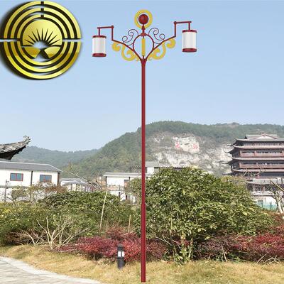 太阳能庭院灯3.5米室外小区防水3米市电路灯公园草坪灯户外景观灯