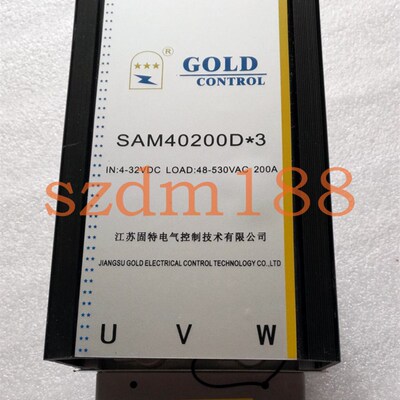 原装正品固特GOLD三相固态继电器整机SAM40200D*3W5-200厂家直供