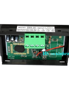 0-12V24V120V600V直流数显电压表表液晶显示8-12V隔离供电D69-30