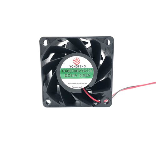 YONGFENG FA6038B2YA120 DC24V 0.55A 6038 大风量变频器散热风扇