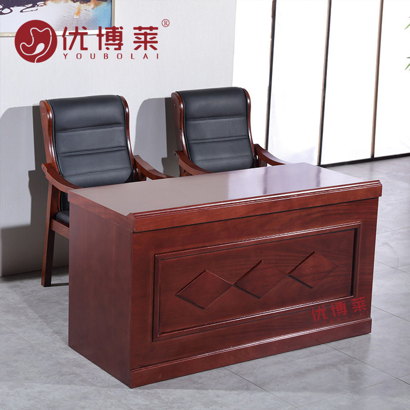 主席台会议室桌椅组合油漆实木皮讲座发言台演讲台讲桌子厂家直销