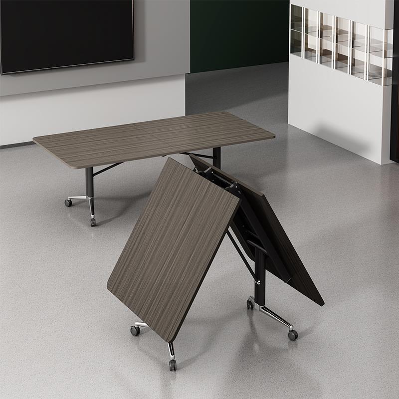 可移动会议桌长条桌办公桌移动拼接折叠桌多功能伸缩大书桌培训桌
